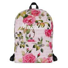 Maadish | Cute Pink Floral Backpack For Girls