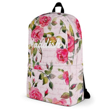 Maadish | Cute Pink Floral Backpack For Girls