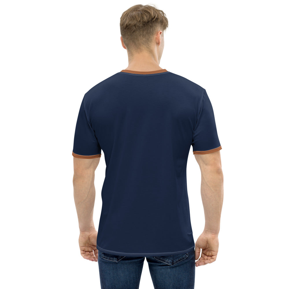 Maadish Navy Blue | Brown T-shirt