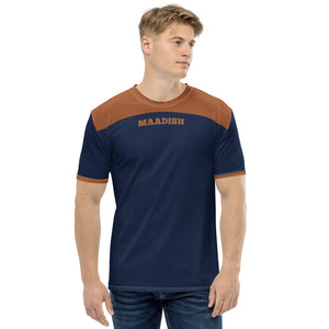 Maadish Navy Blue | Brown T-shirt