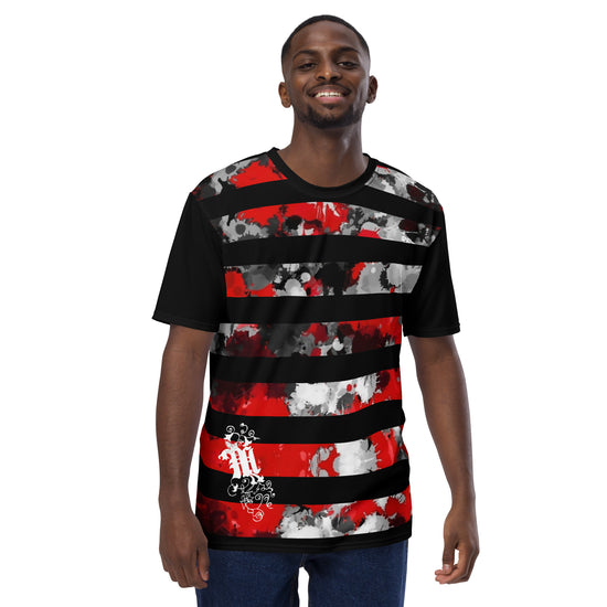 Load image into Gallery viewer, Maadish | Stripes &amp;amp; Paint T-shirt

