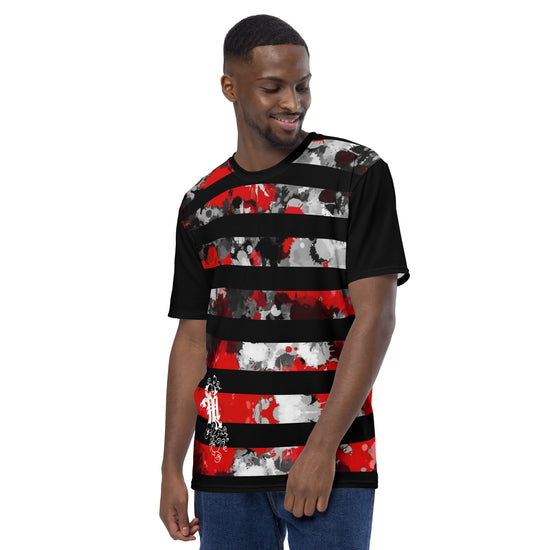 Load image into Gallery viewer, Maadish | Stripes &amp;amp; Paint T-shirt
