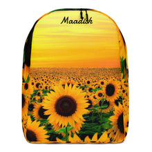 Maadish | Cute Sunflower Sunset Backpack For Girls