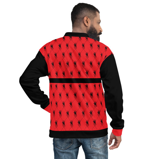 Maadish Red Bomber Jacket