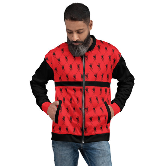 Maadish Red Bomber Jacket