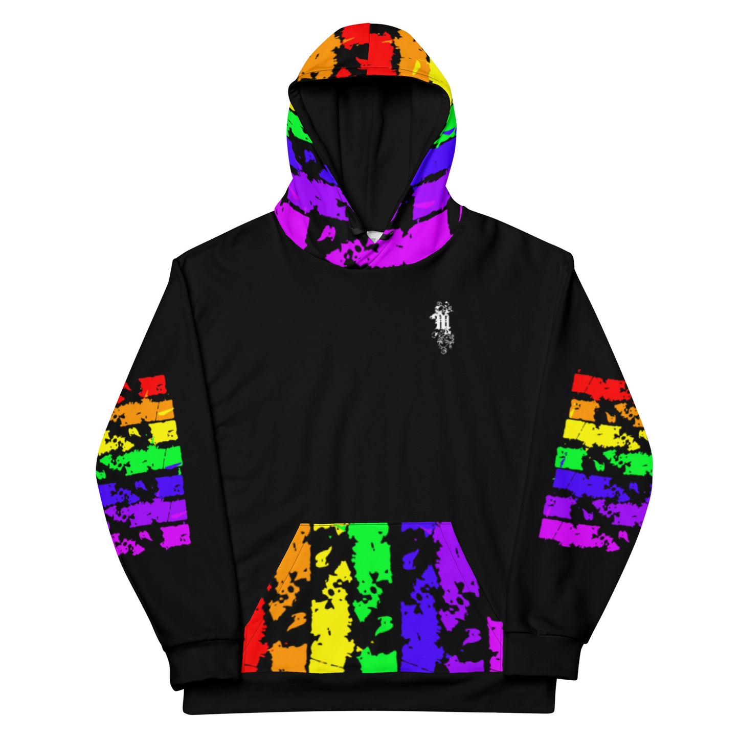 Maadish | Black and Rainbow Hoodie