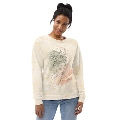 Maadish | Women’s Tan One Line Sweatshirt