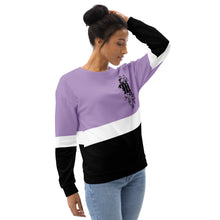 Maadish | Women’s Purple Multicolored Sweatshirt