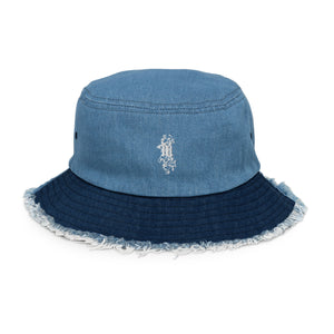 Maadish | Distressed denim bucket hat (multiple colors)