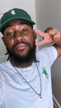 Maadish | White t-shirt w/green logo