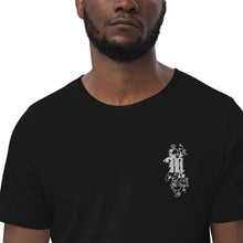 Maadish | Men's Black Curved Hem T-Shirt