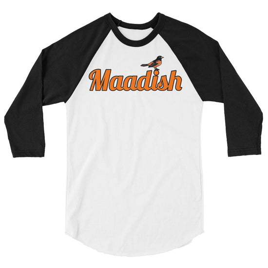 Load image into Gallery viewer, Maadish | Baseball T-shirt (grey|white)
