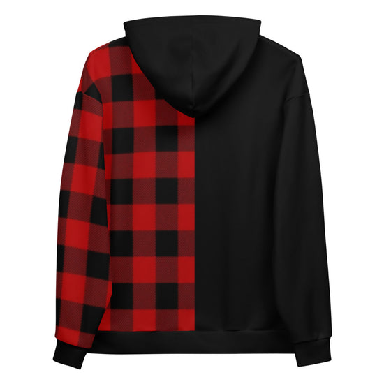 Maadish | Plaid and Black Hoodie