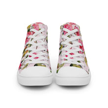 Maadish Women’s Pink Floral high top canvas shoes
